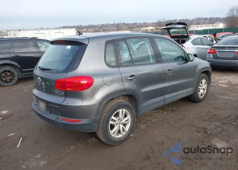 2013 Volkswagen Tiguan S из США, поврежденный, VIN WVGBV3AX3DW604745